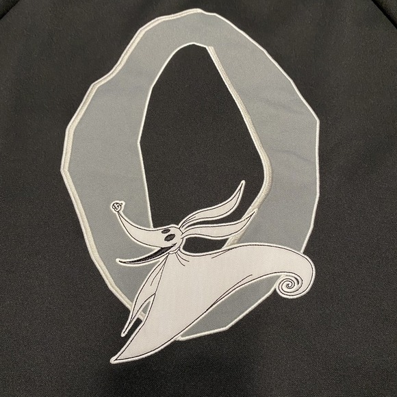 Disney World Nightmare Before Christmas Baseball Jersey Large Black Skellington - Picture 5 of 8